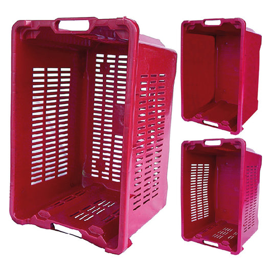 cassetta pvc impilabile forata lateralmente cod:ferx.607562nlm