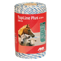 filo tondo per recinto mt 200 - bianco/blu cod:ferx.604989nlm