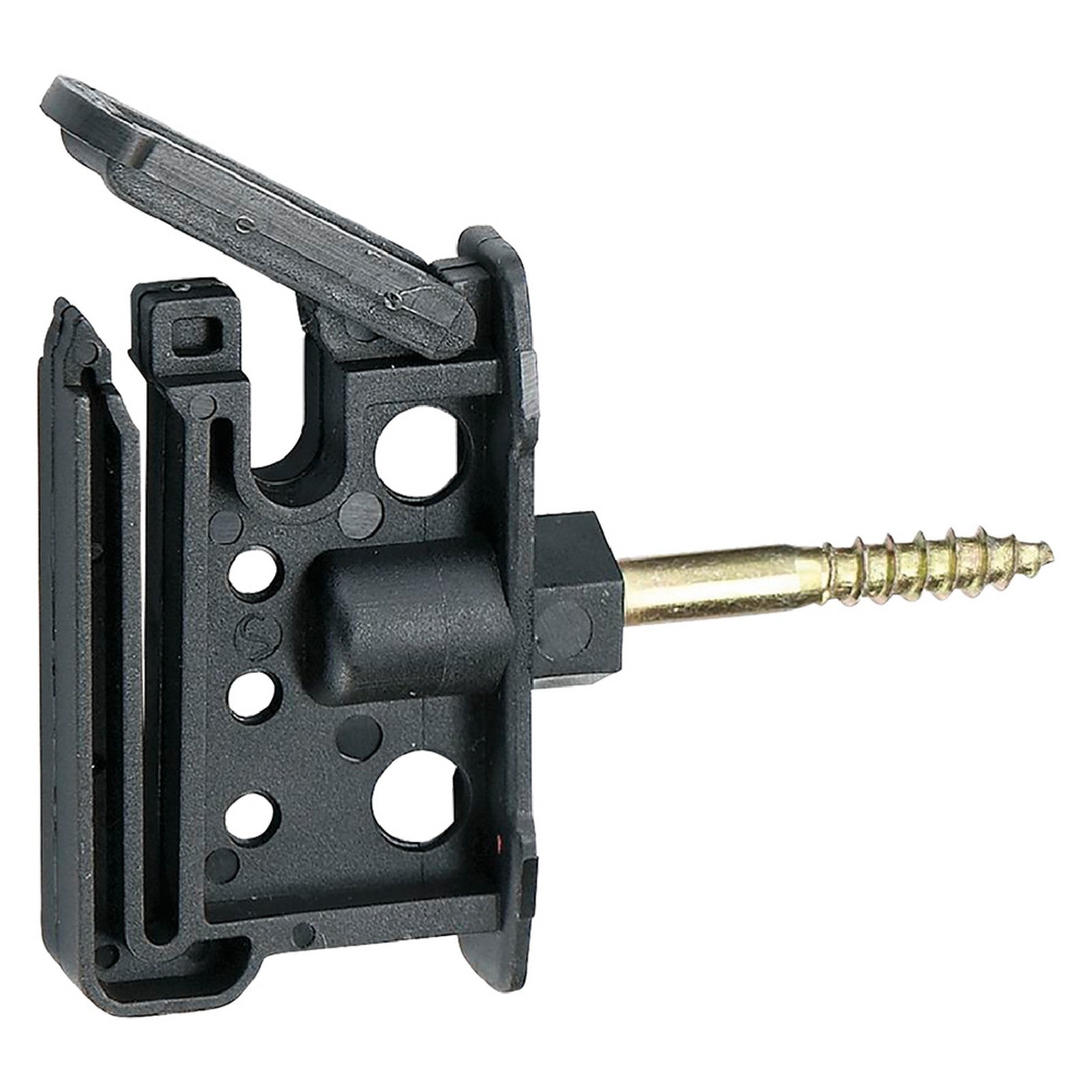 isolatore per recinti con vite 'maxi tape' con clip cod:ferx.6049918nlm