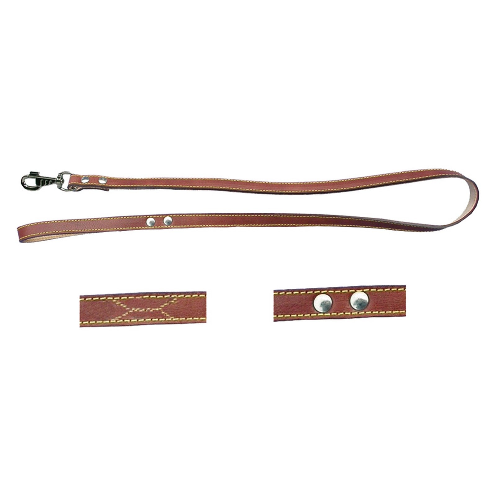 guinzaglio per cane larg. mm 18 lung.cm 70 cucito cod:ferx.605960nlm