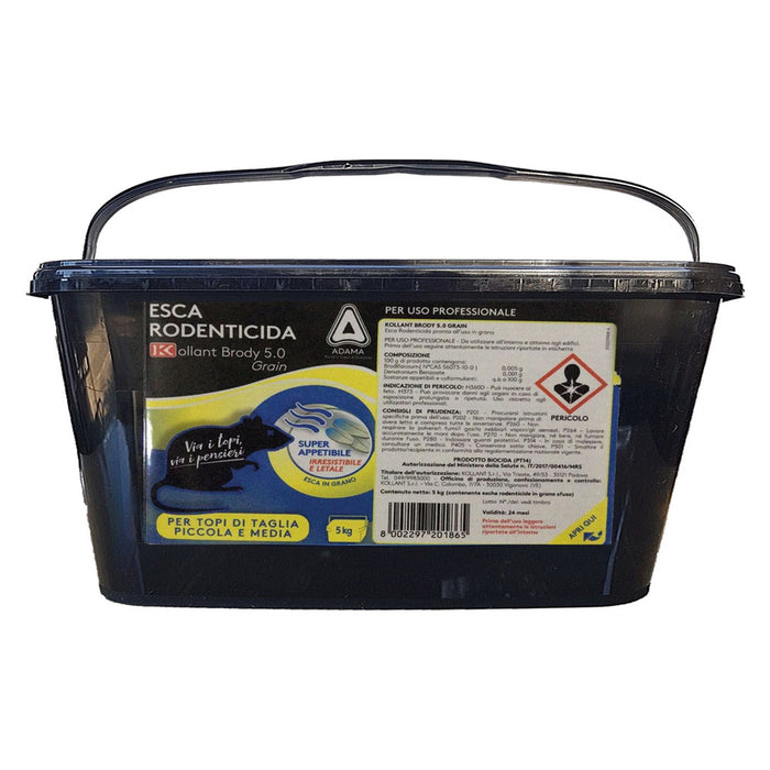 esca topicida in grano gr. 1500 - cf. 3 buste (500 gr.) cod:ferx.6063796nlm