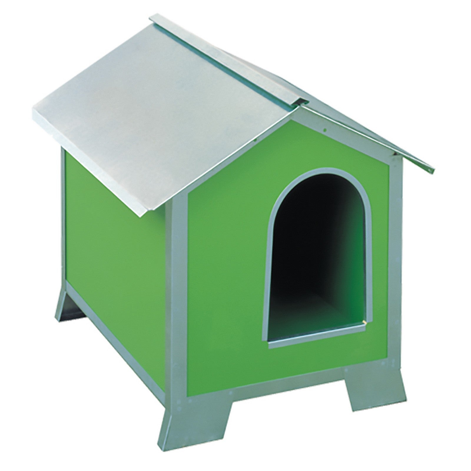 cuccia con tetto zincato 'polar' cm 56 x 76 x h 77 cod:ferx.6060764nlm