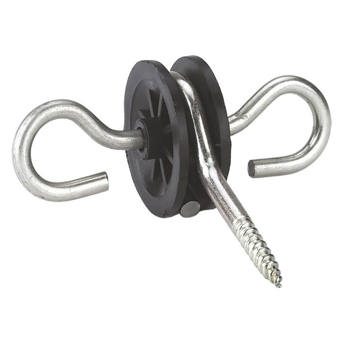 aggancio doppio per maniglia cancello recinzioni e ganci girevoli a 360â° cod:ferx.6050060nlm
