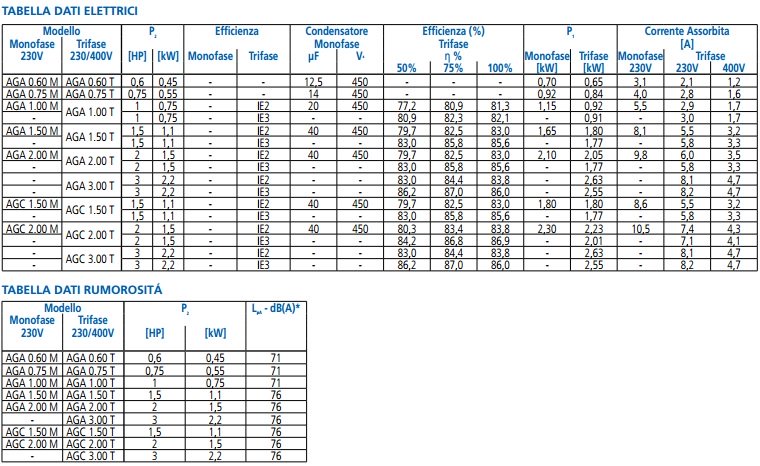 Elettropompa Autodescante In Ghisa Ebara Modello Aga M 2.00 Motore Monofase 2.0