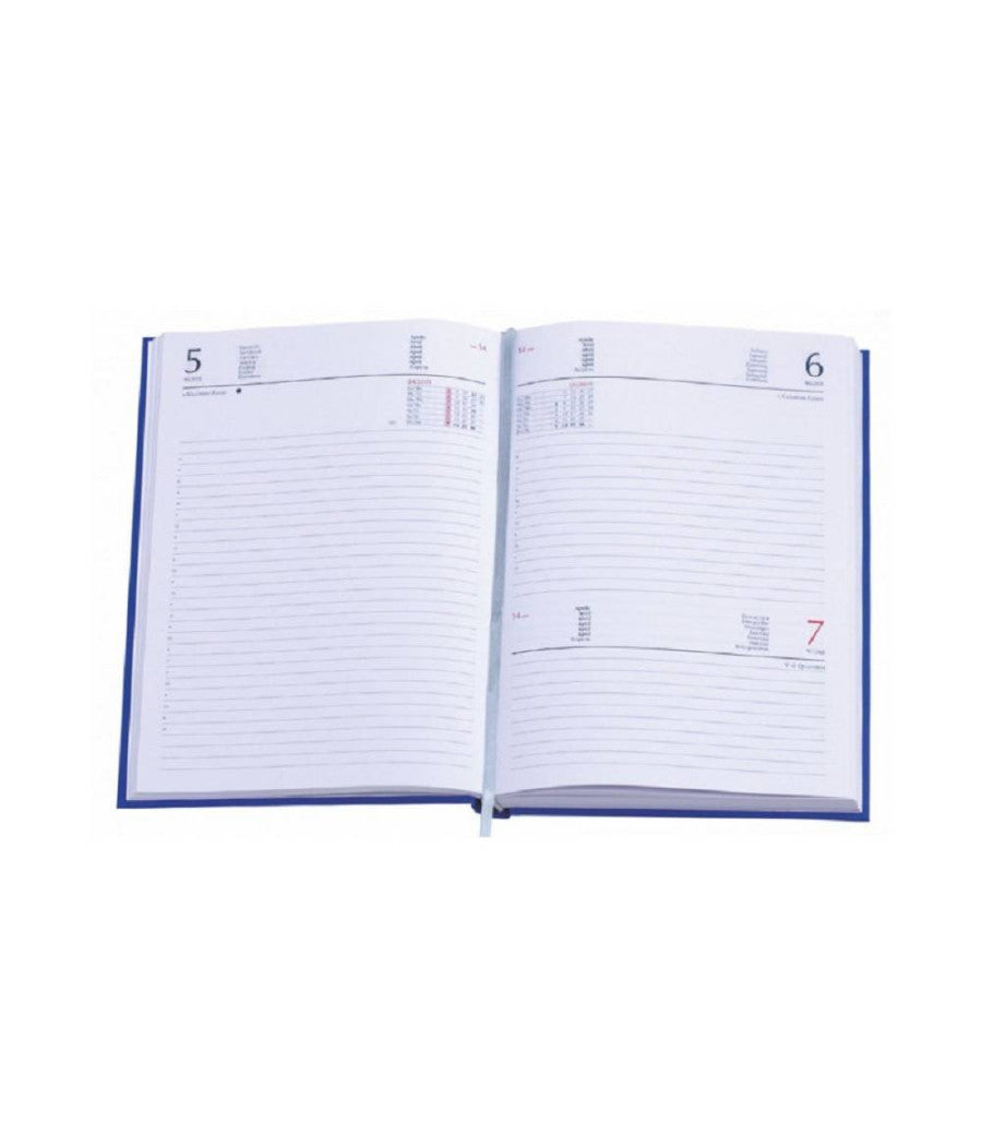 Agenda Anno Vari Colorio Giornaliera Diario 21x15cm Tascabile Copertina Rigida         