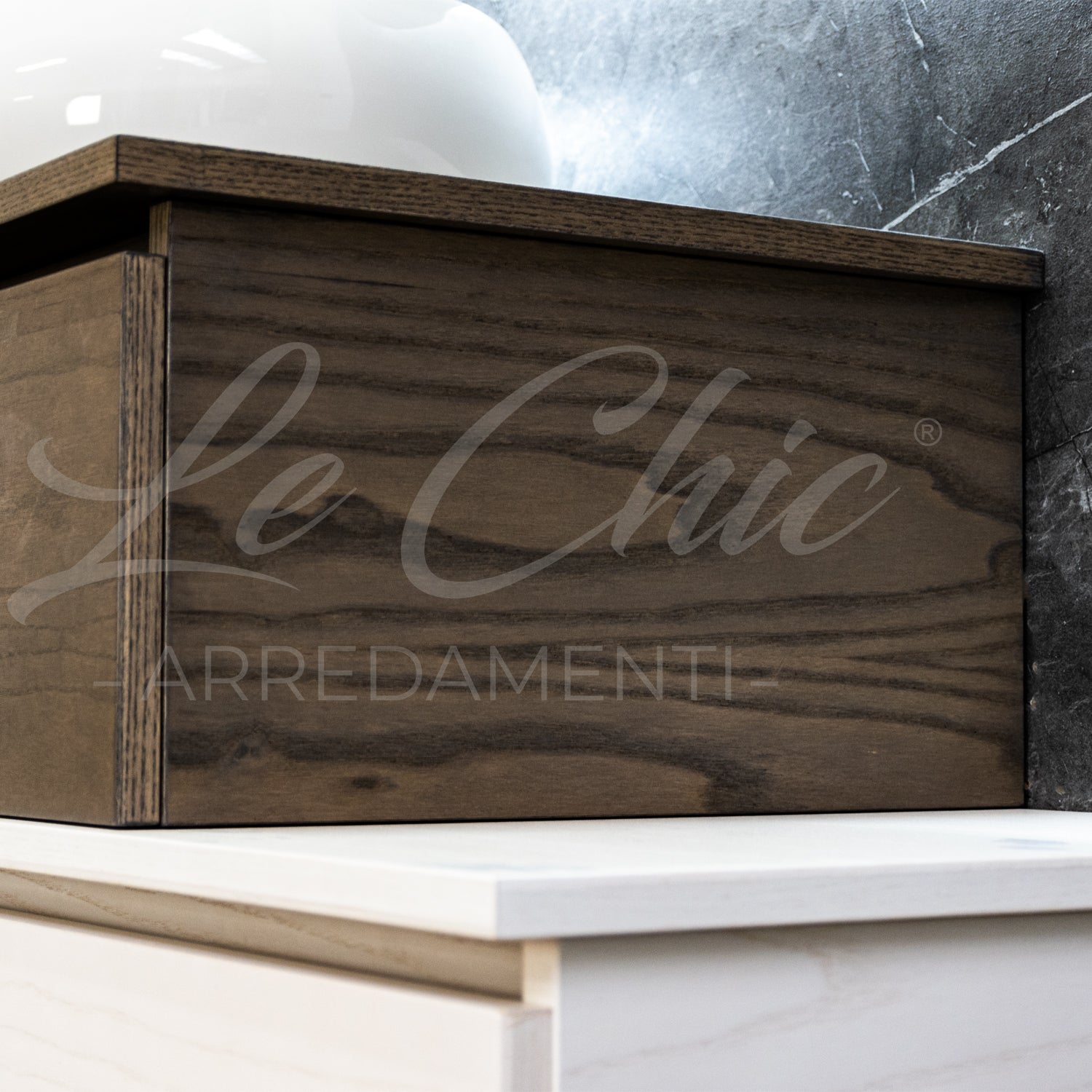 Mobile bagno moderno sospeso Avantgarde Frassino - 90 cm