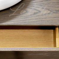 Mobile bagno moderno sospeso Avantgarde Frassino - 90 cm