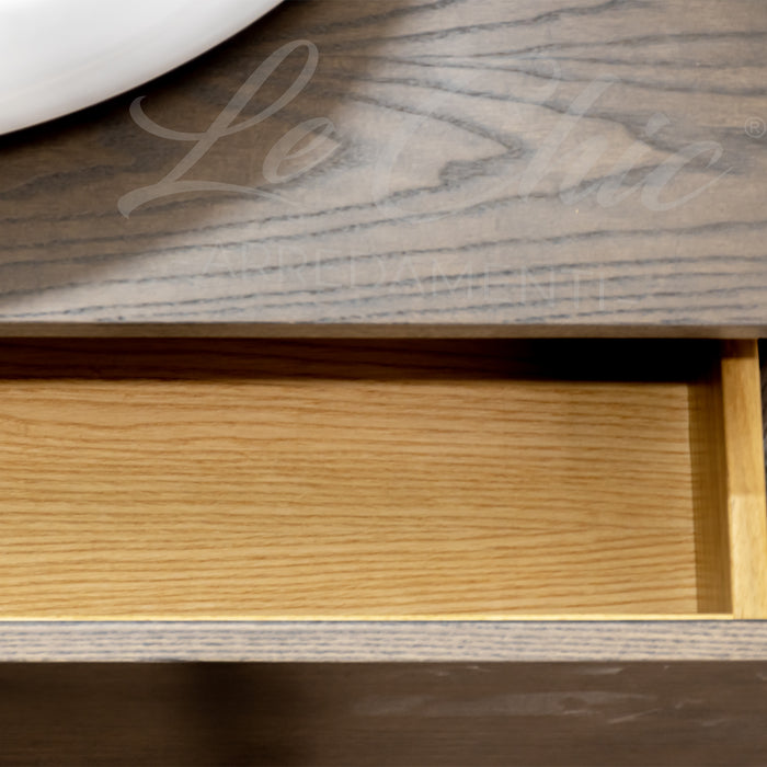 Mobile bagno moderno sospeso Avantgarde Frassino - 90 cm