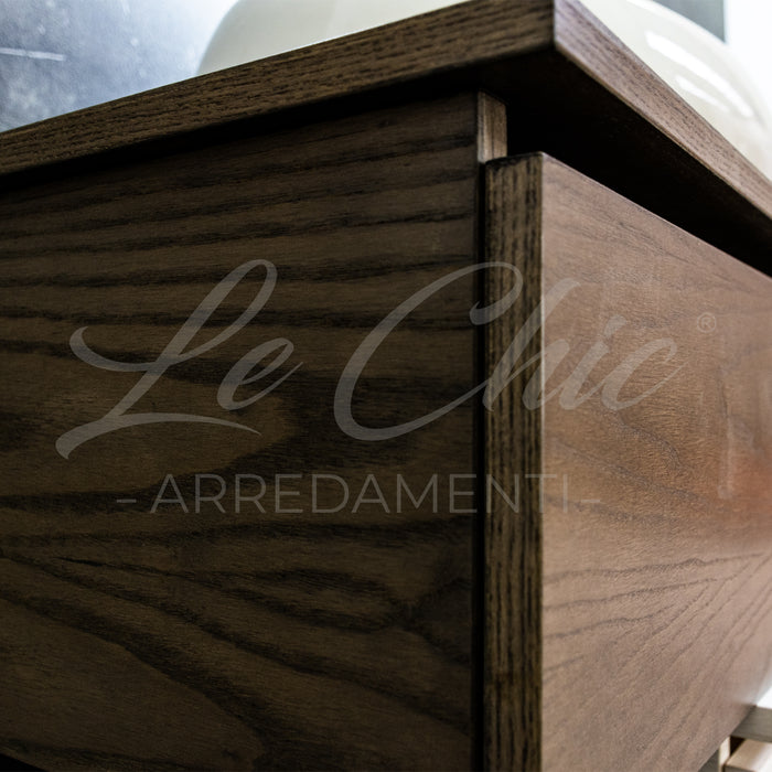 Mobile bagno moderno sospeso Avantgarde Frassino - 90 cm