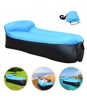 Air Bag Lettino Con Tasca Gonfiabile Hangout Sacco Divano Materassino Sleeping         