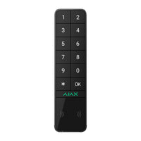 Ajax KeyPad Outdoor Jeweller Black Tastiera Wireless