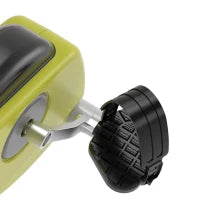 Cyclette Pieghevole da Fitness in Acciaio, Cyclette Magnetica Pieghevole da Casa con Altezza Regolabile, Resistenza Magnetica a 8 Livelli, Schermo LCD, 43x97x109cm, Giallo