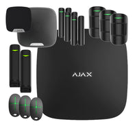 Ajax Kit 14 pezzi nero Hub Allarme Intelligente senza fili Wifi
