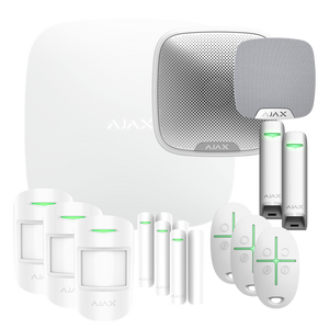 Ajax Kit Allarme 14 pezzi Wireless Centrale Magnetico Sirena Volumetrico - AJAX