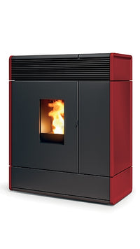 Stufa a Pellet IDRO Slim 17,7 Kw MCZ AKI Hydromatic 18 M2 Termostufa