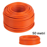 Cavo fror multipolare flessibile antifiamma arancio gommato per impianti *** lunghezza metri 50, sezione conduttore 3...