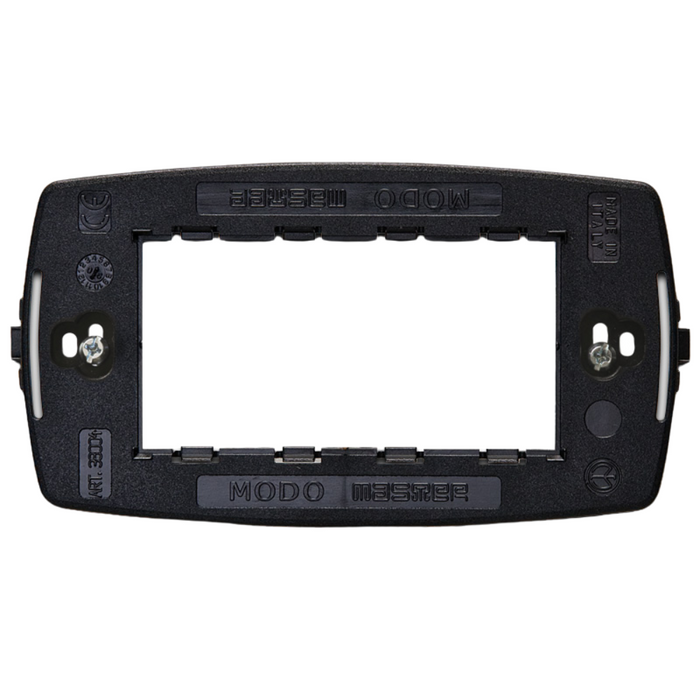 Master modo-mix supporto modulare con viti di inserimento posteriori nero *** numero posti 4 posti, confezione 1