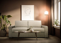 Nixon Divano letto c/mat. H 20 cm 200 cm (mat. 140x197) Verde Acqua