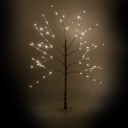Albero 72 led bianco caldo cm 80x80h160