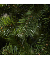 Albero Di Natale 210cm Rami Pino Verde Super Folto Base A Croce In Metallo         