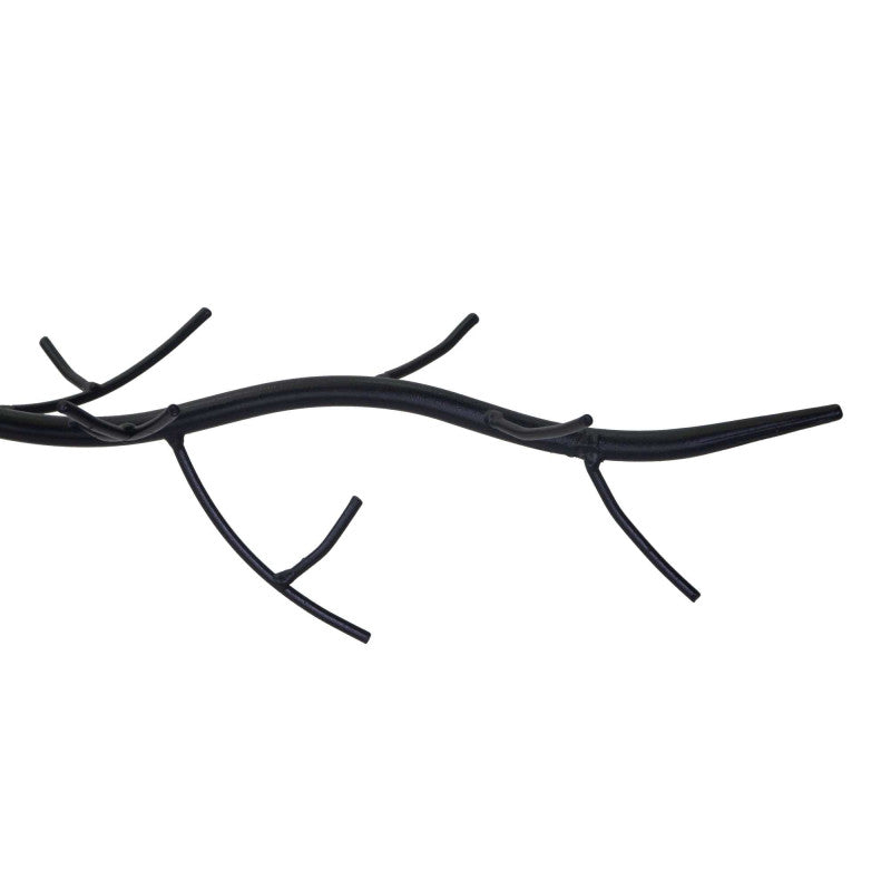 Albero di natale metallo nero cm 73x73h200