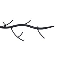 Albero di natale metallo nero cm 73x73h200