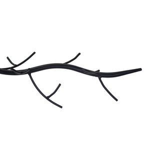 Albero di natale metallo nero cm 73x73h200