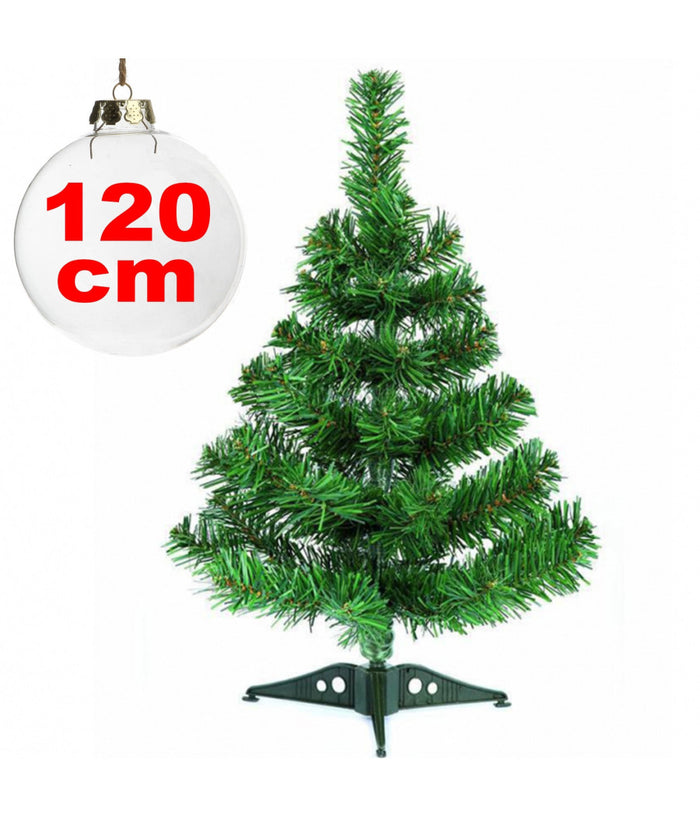 Albero Di Natale Sintetico 120cm Decorazione Decorazioni Per Casa Scuola Ufficio         