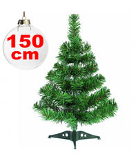 Albero Di Natale Sintetico 150cm Decorazione Decorazioni Per Casa Scuola Ufficio         