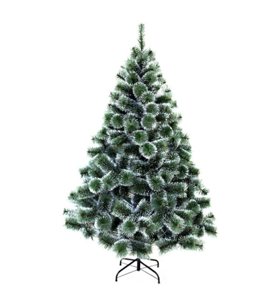 Albero Di Natale Sintetico 240 Cm Innevato Decorazione Per Casa Scuola Ufficio         