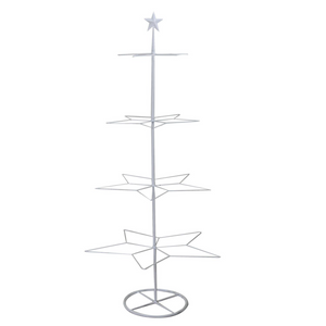 Albero espositore ferro bianco cm57x55h123