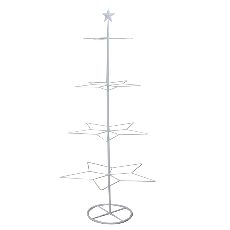 Albero espositore ferro bianco cm57x55h123