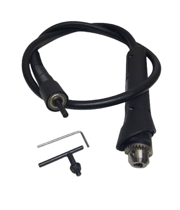 Albero Prolunga Flessibile Per Trapano 130 Cm Con Mandrino A Cremagliera         