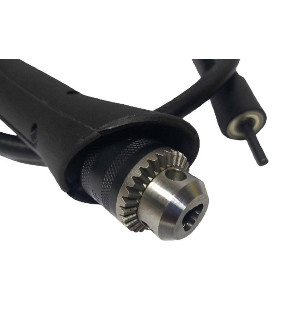 Albero Prolunga Flessibile Per Trapano 130 Cm Con Mandrino A Cremagliera         