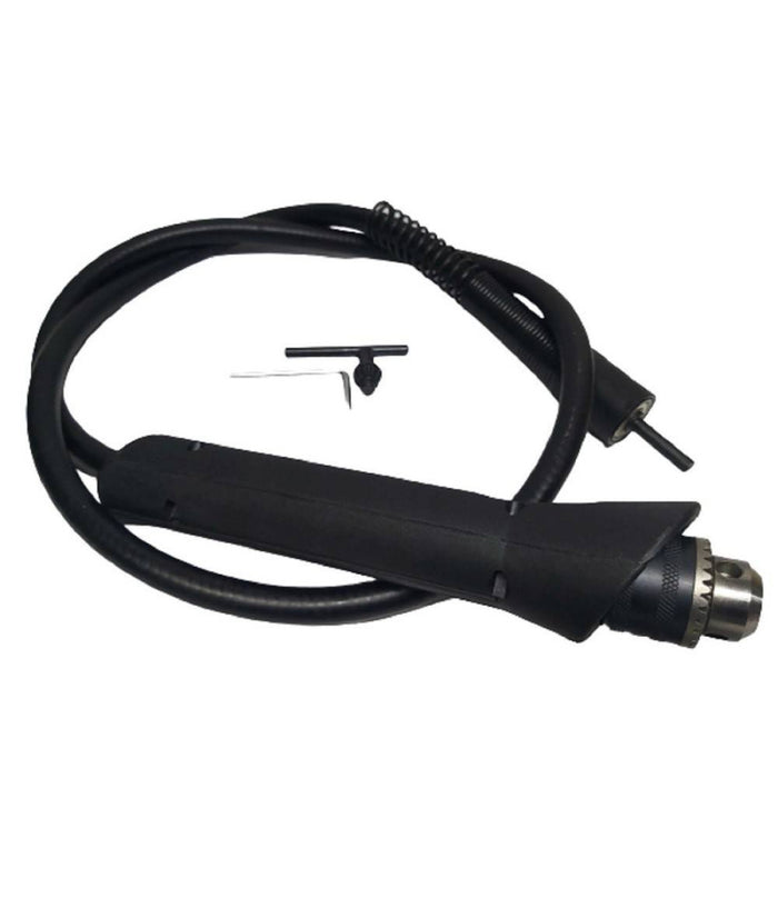 Albero Prolunga Flessibile Per Trapano 130 Cm Con Mandrino A Cremagliera         