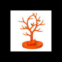 Albero resina espositore arancione cm19x11h22,5
