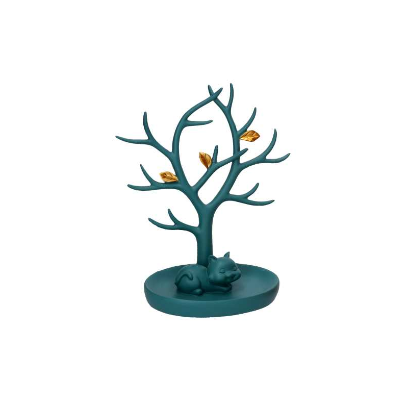 Albero resina espositore blu cm19x11h22,5
