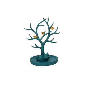 Albero resina espositore blu cm19x11h22,5