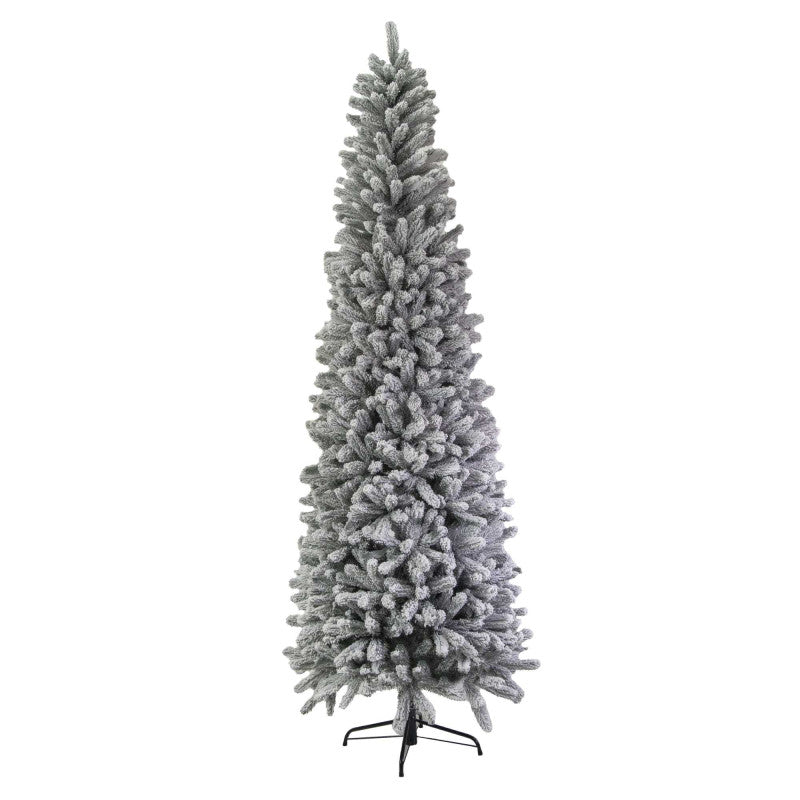 Albero Tiron innevato verde cm ø78h240 con 1223rami