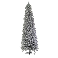 Albero Tiron innevato verde cm ø78h240 con 1223rami
