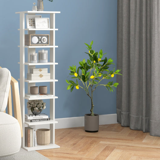 Albero di limone artificiale alto 80 cm con frutti di limone vaso di cemento fogliame, Pianta di limone finto-Piante artificiali