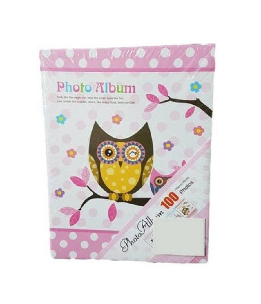 Album Fotografico Raccoglitore Foto Gufetto 100 Fotografie 10x15cm         