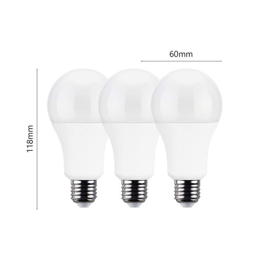 Alca power a60 13w 175-250v 1250lm 4000k e27 lampada classica a led box da 3pz