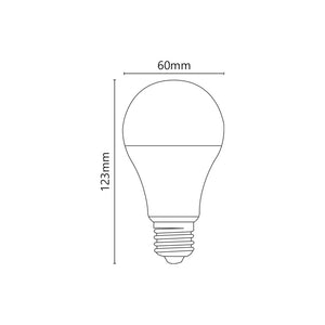 Alca power a60 16w 175-250v 1600lm 4000k e27 lampada classica a led