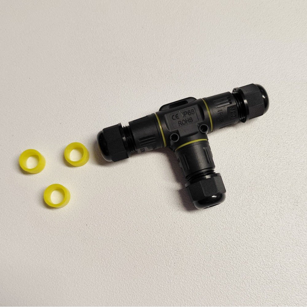 Alca power connettore/giuntacavo fast ip68 a t-3 vie