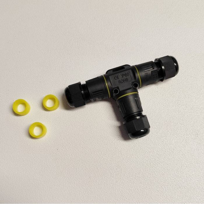 Alca power connettore/giuntacavo fast ip68 a t-3 vie