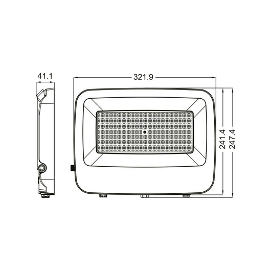 Alca power lx150-pro proiettore led da 150w a 220-240v temperatura di colore e flusso luminoso regolabile