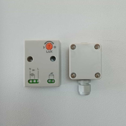 Alca power sensore crepuscolare 15a ip65 con angolo di rilevamento di 360°