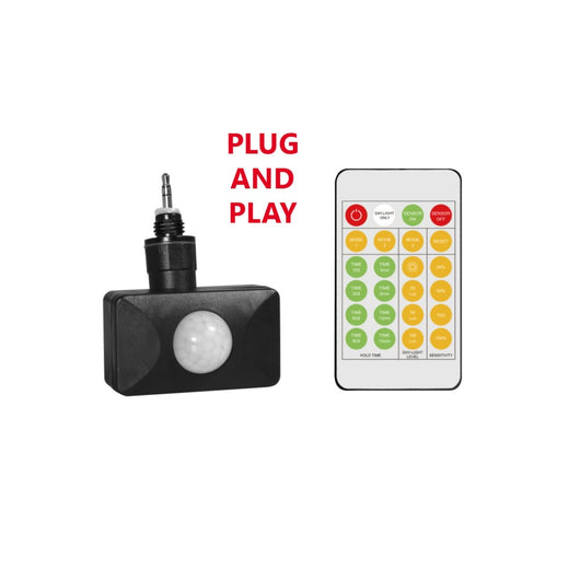 Alca power sensore pir pro + crepuscolare con telecomando