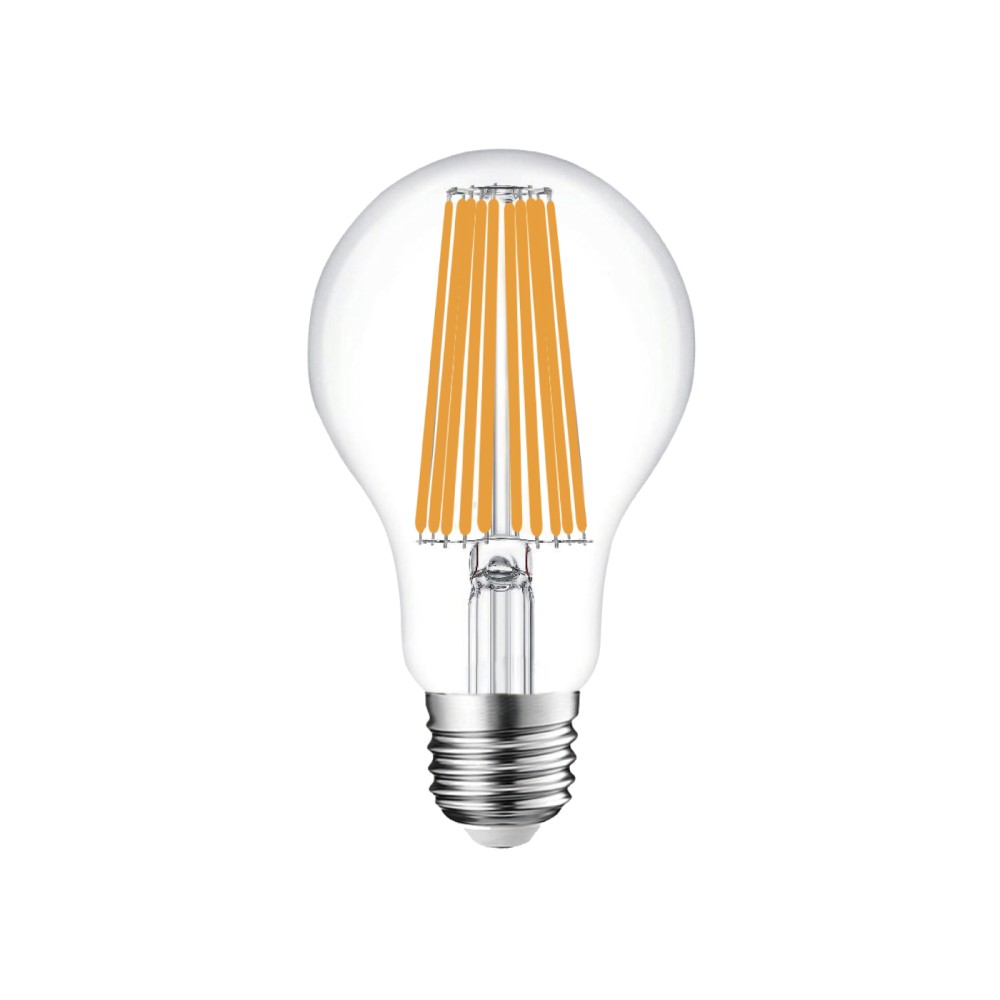 Alcapower - Lampadina LED E27 A67 18W 3280lm, Angolo 320°, Classe Energetica C, Ø67mm, Luce Istantanea, Lunga Durata - 4000K